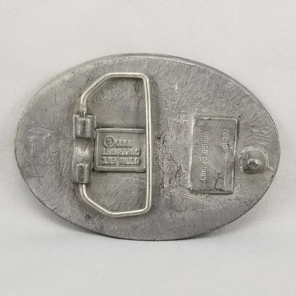 Belt Buckle 1990 Underground Overhead Metering School Garden City Kansas‎ USA